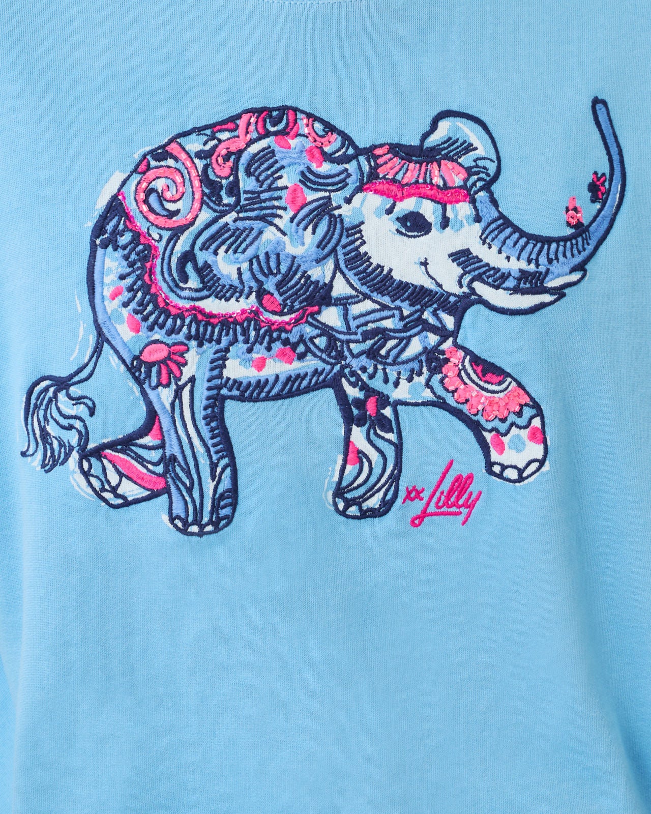 Ballad Long Sleeve Sweatshirt In Paisley Parade Embellishment