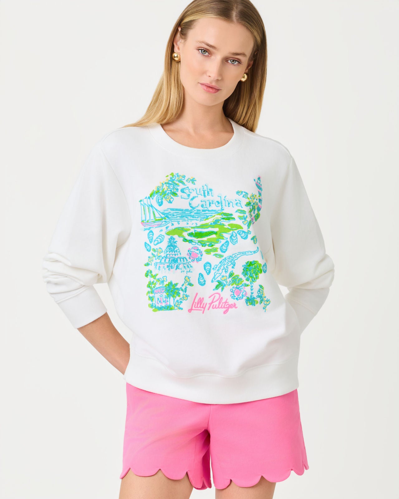 Ballad Sweatshirt in Multi South Carolina Destination
