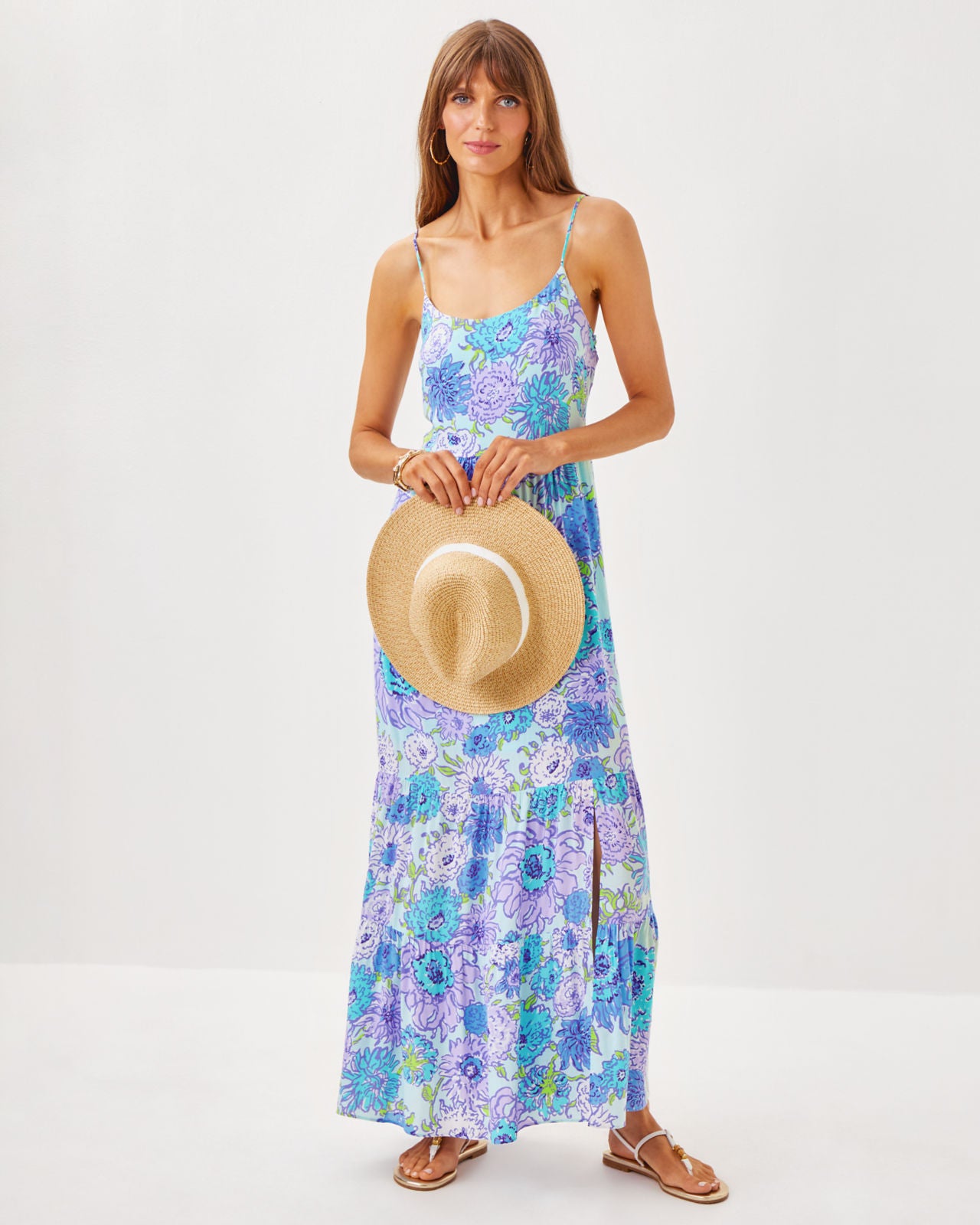 Teresa Maxi Dress in Multi Let It Gogh