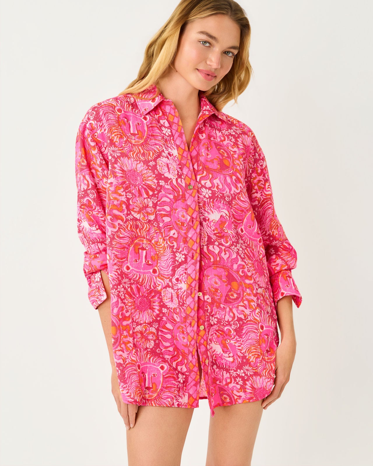 Kwitney Long-Sleeve Cover Up In Jims Stuff