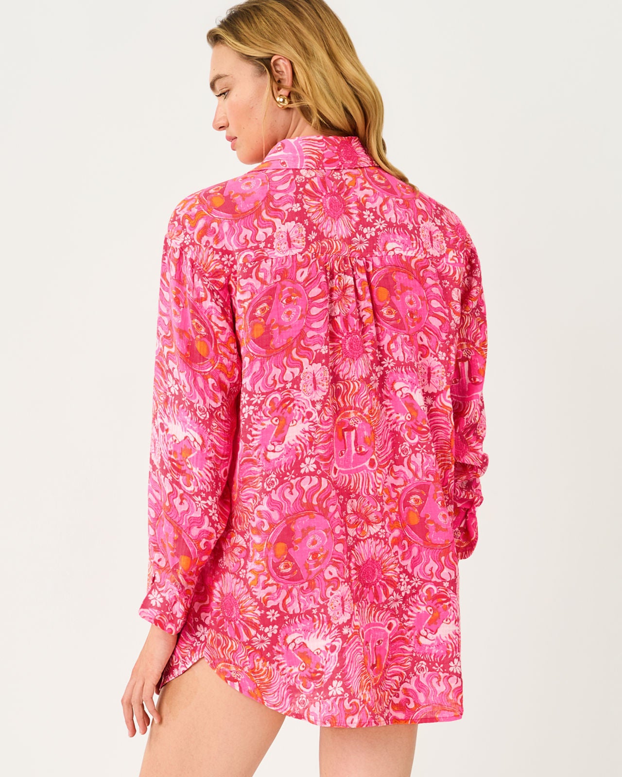 Kwitney Long-Sleeve Cover Up In Jims Stuff