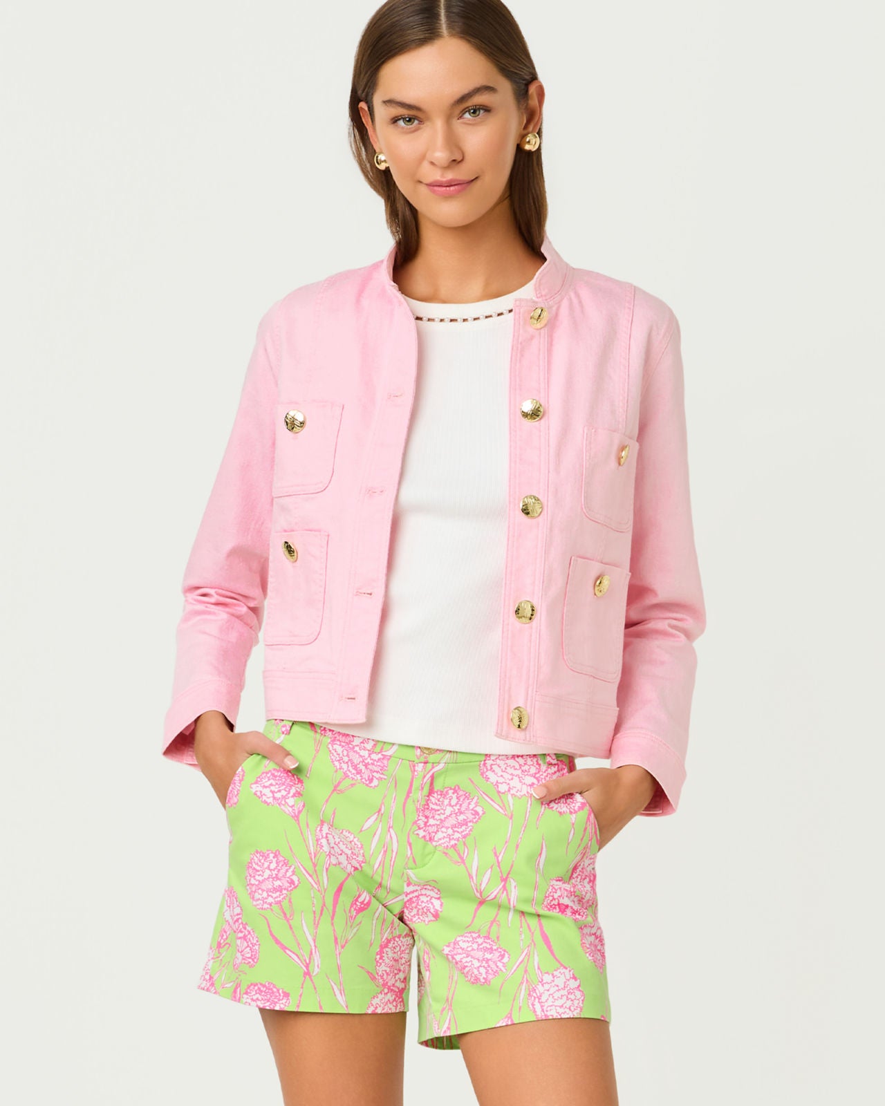 Callahan Mid Rise Short In Alina