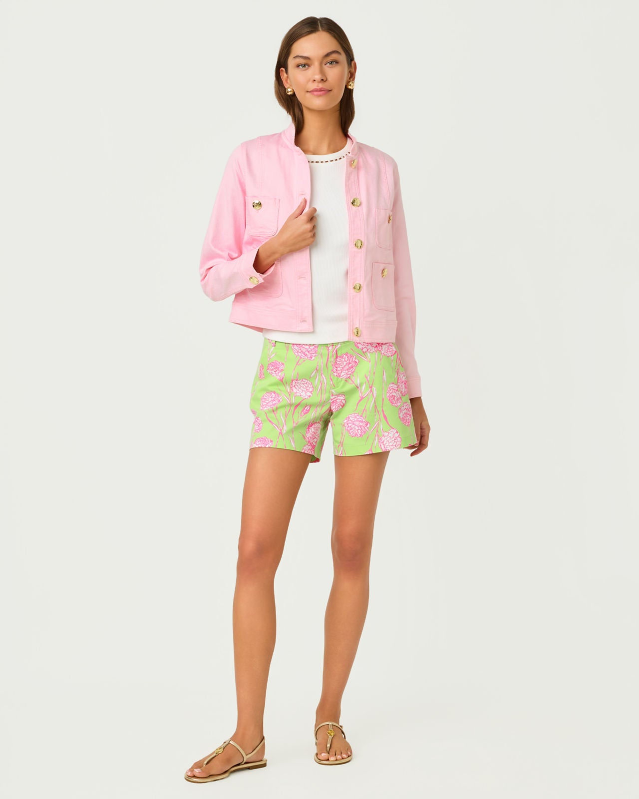 Callahan Mid Rise Short In Alina