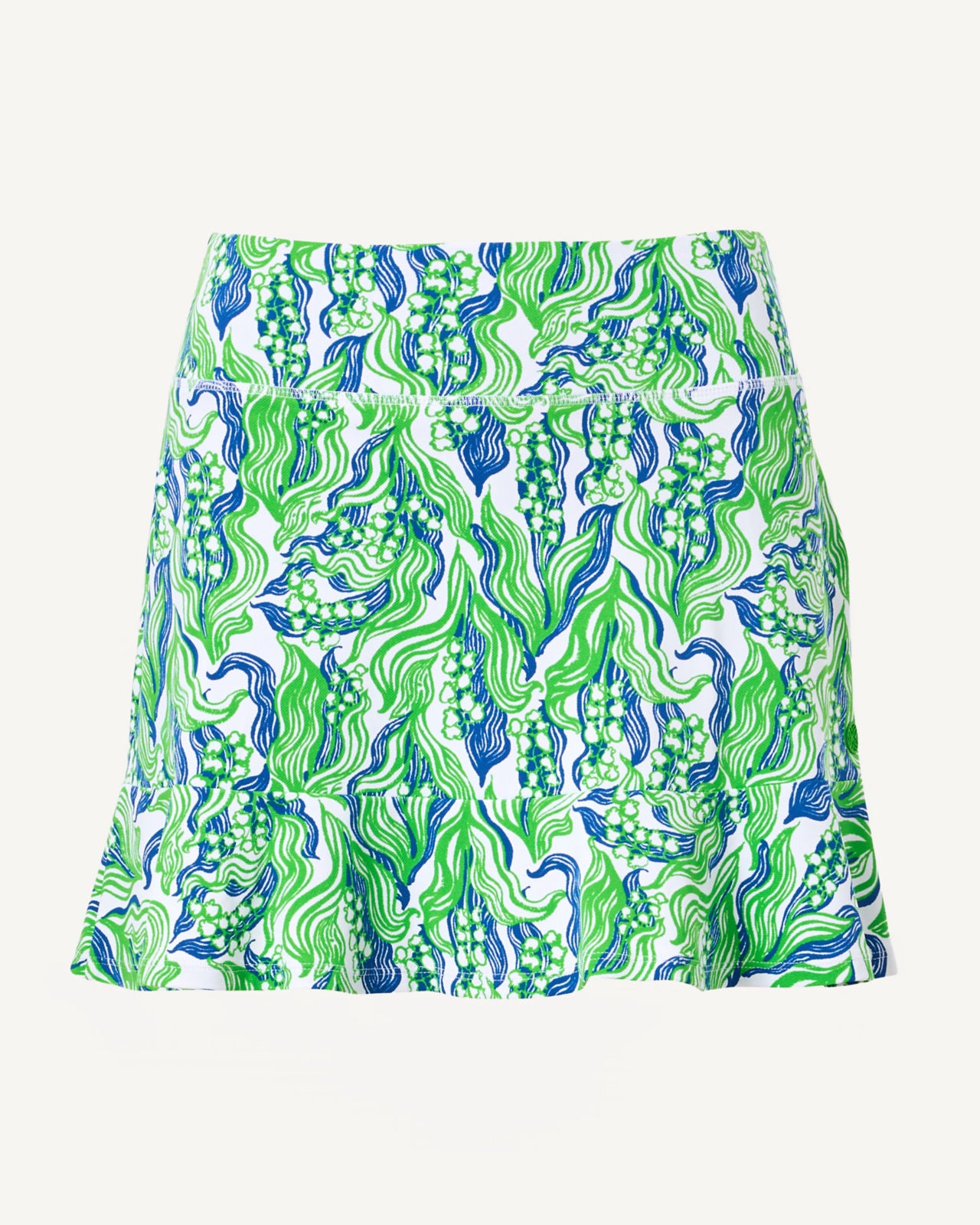 Zadora High Rise Skort UPF 50+ In Putting Green Lilly Of The Valley