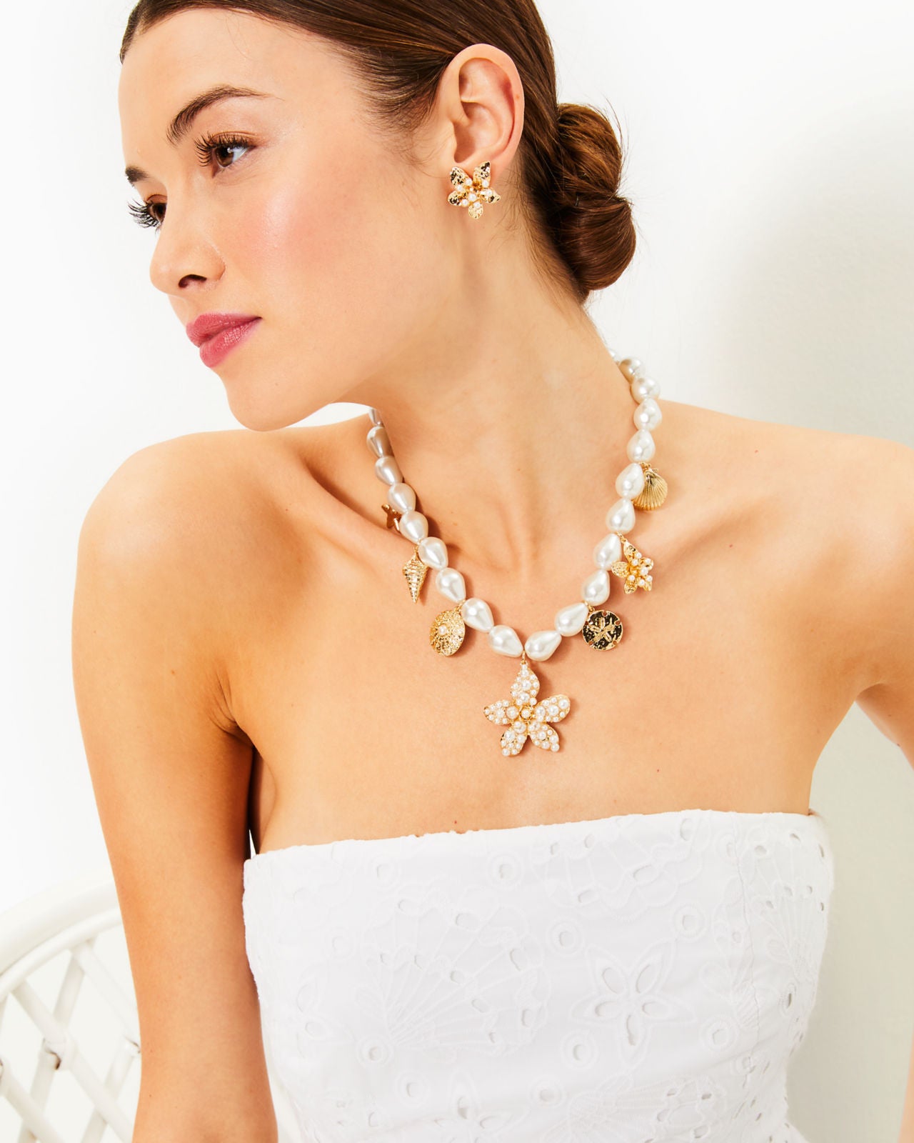Pearl Perfect Charm Necklace