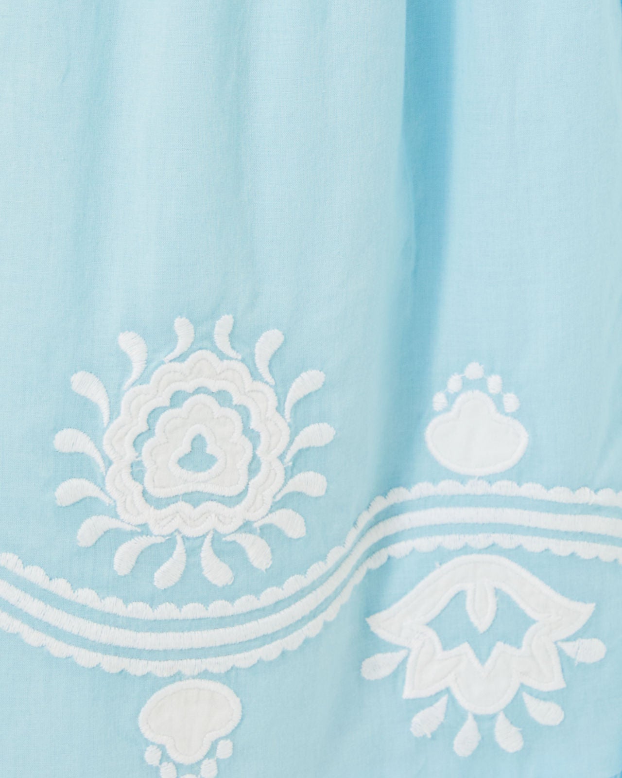 Aviry Embroidered Cotton Dress