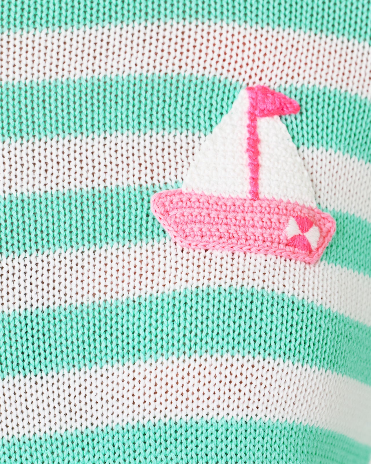 Kellyn Sweater In Mint Condition Nauti Stripe