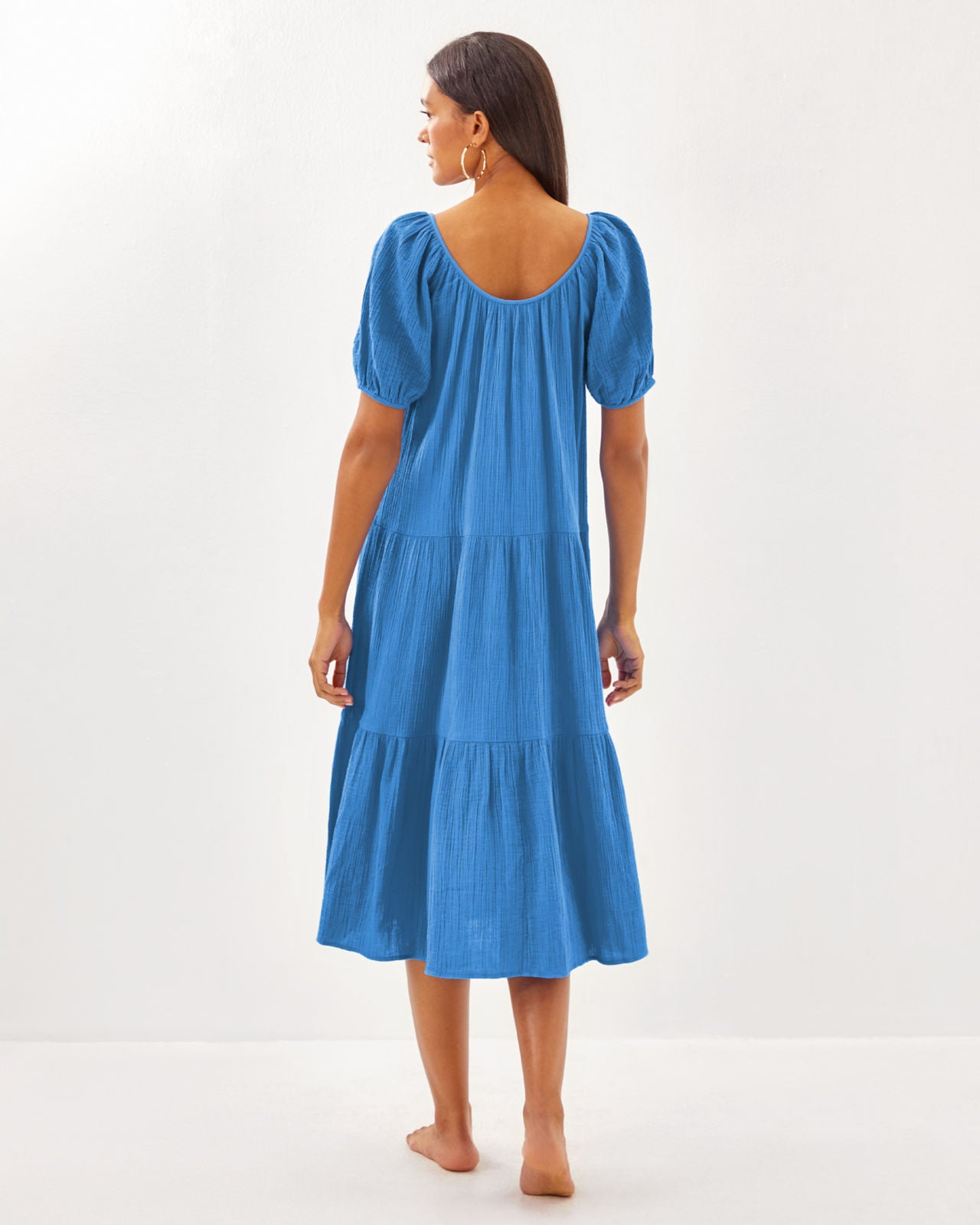 Zemini Maxi Coverup in Sunwashed Blue