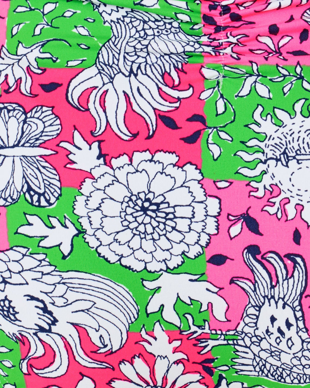 Betie Bikini Bottom In Cherry Blossom Pink Lil Chicken Check