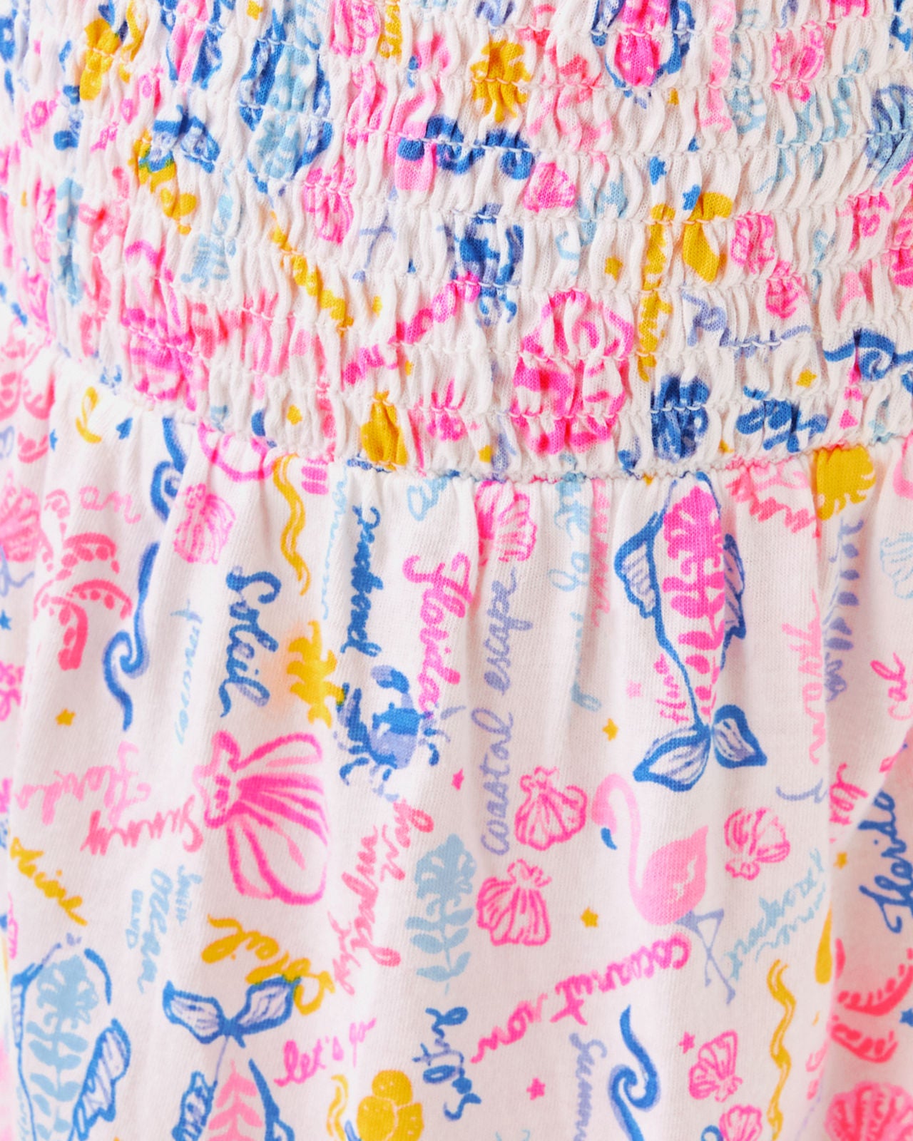 Mini Jilly Dress In Multi Summer Serenade