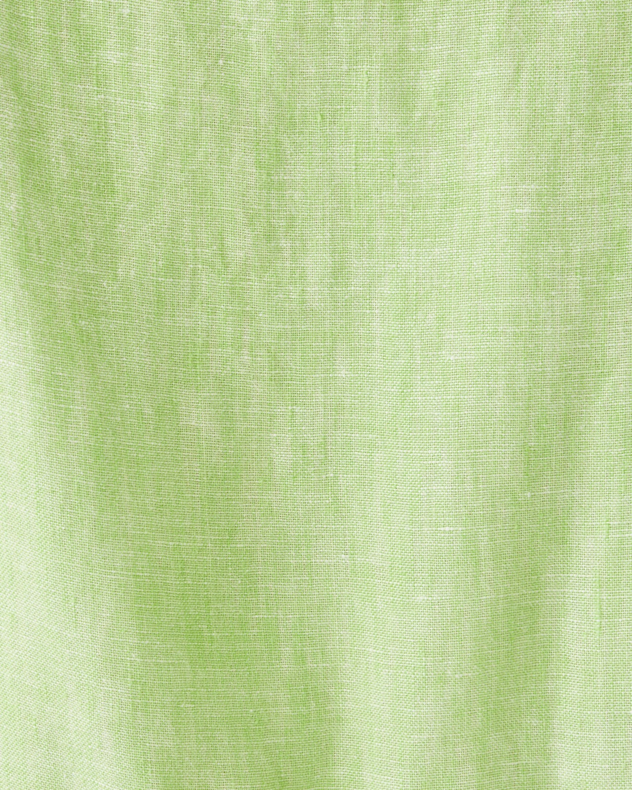 Mialeigh Elbow Sleeve Linen Dress in Jade Lime x Resort White