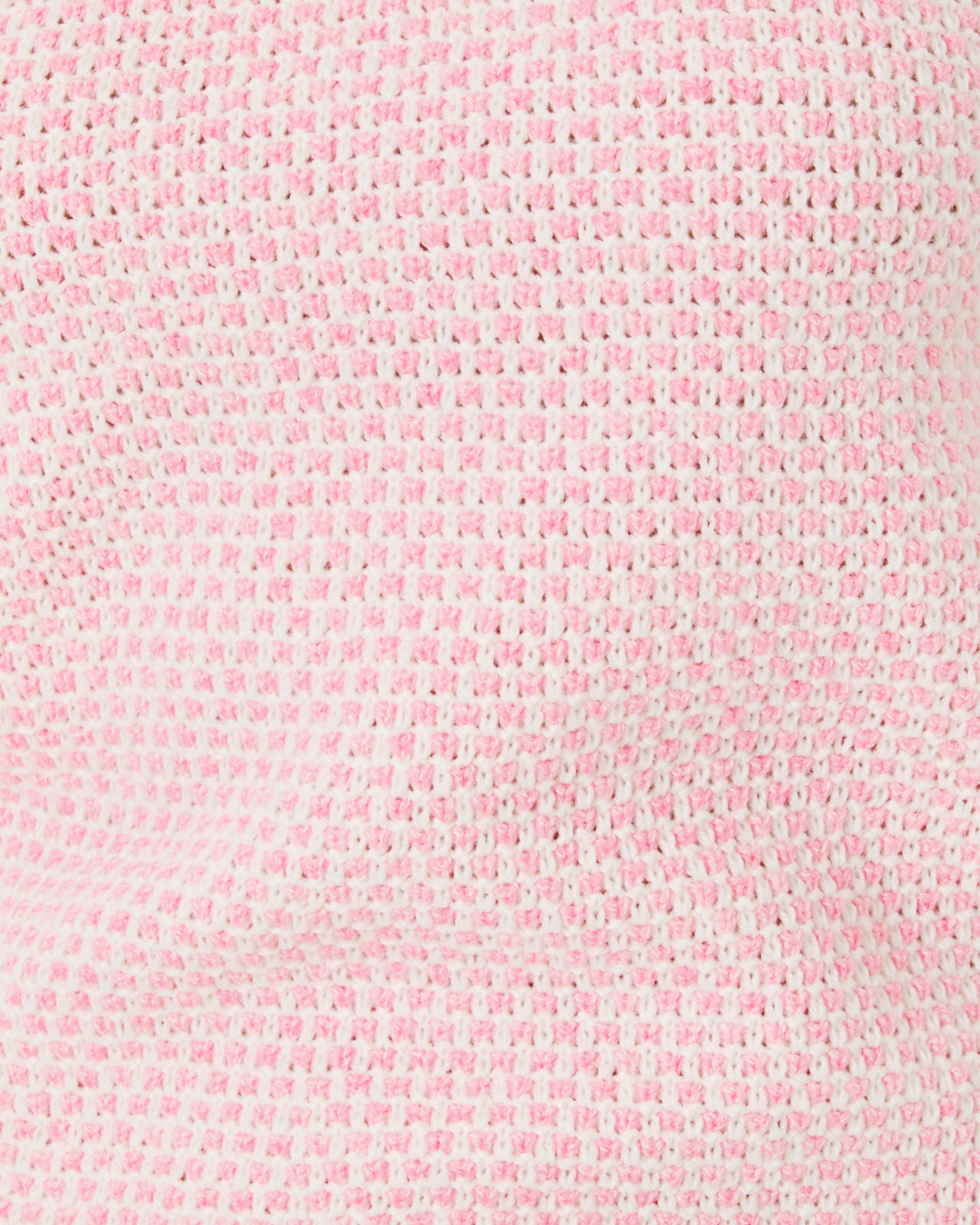 Cavan Sweater Set In Heathered Conch Shell Pink Coastal Check