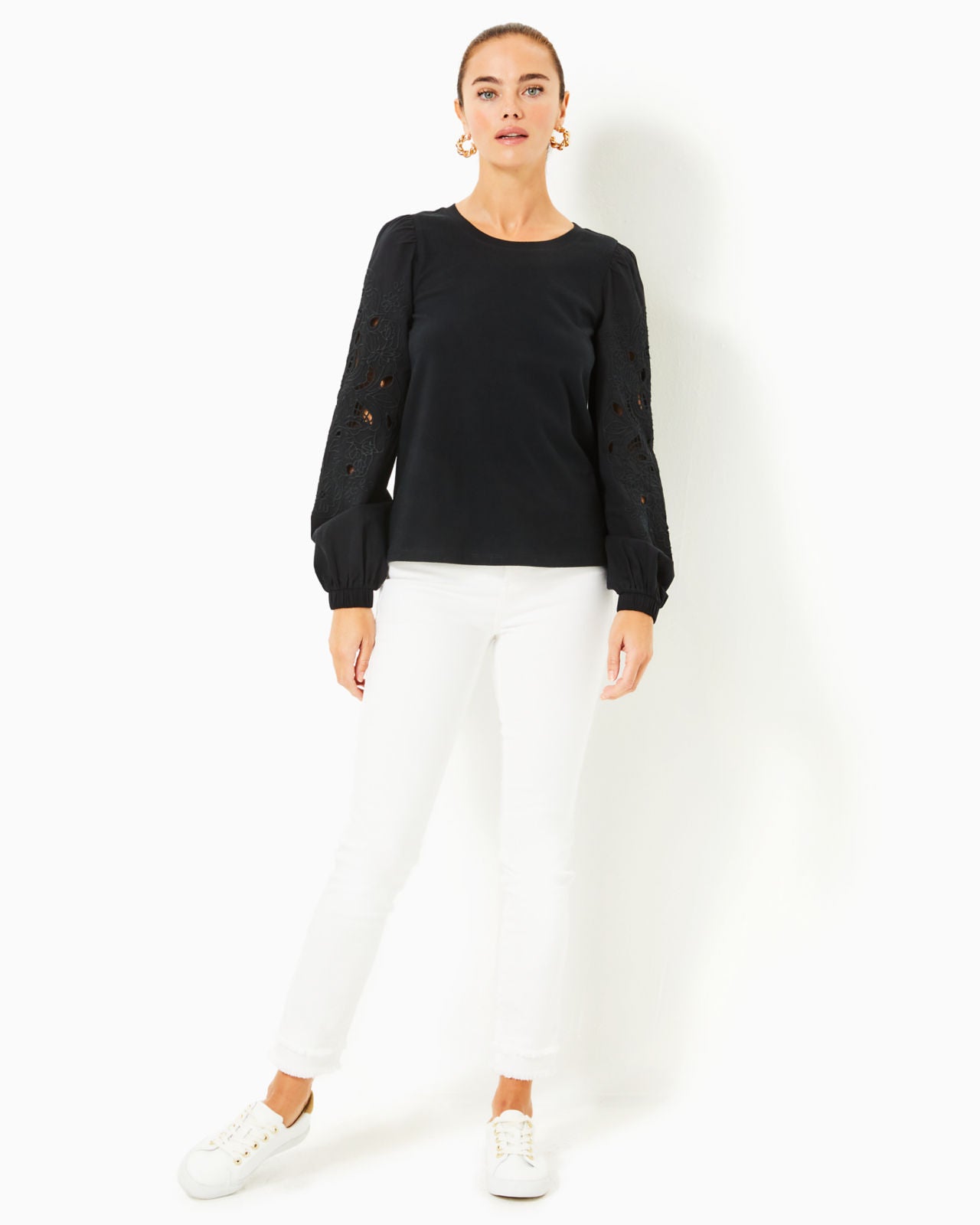 Isley Knit Top In Noir