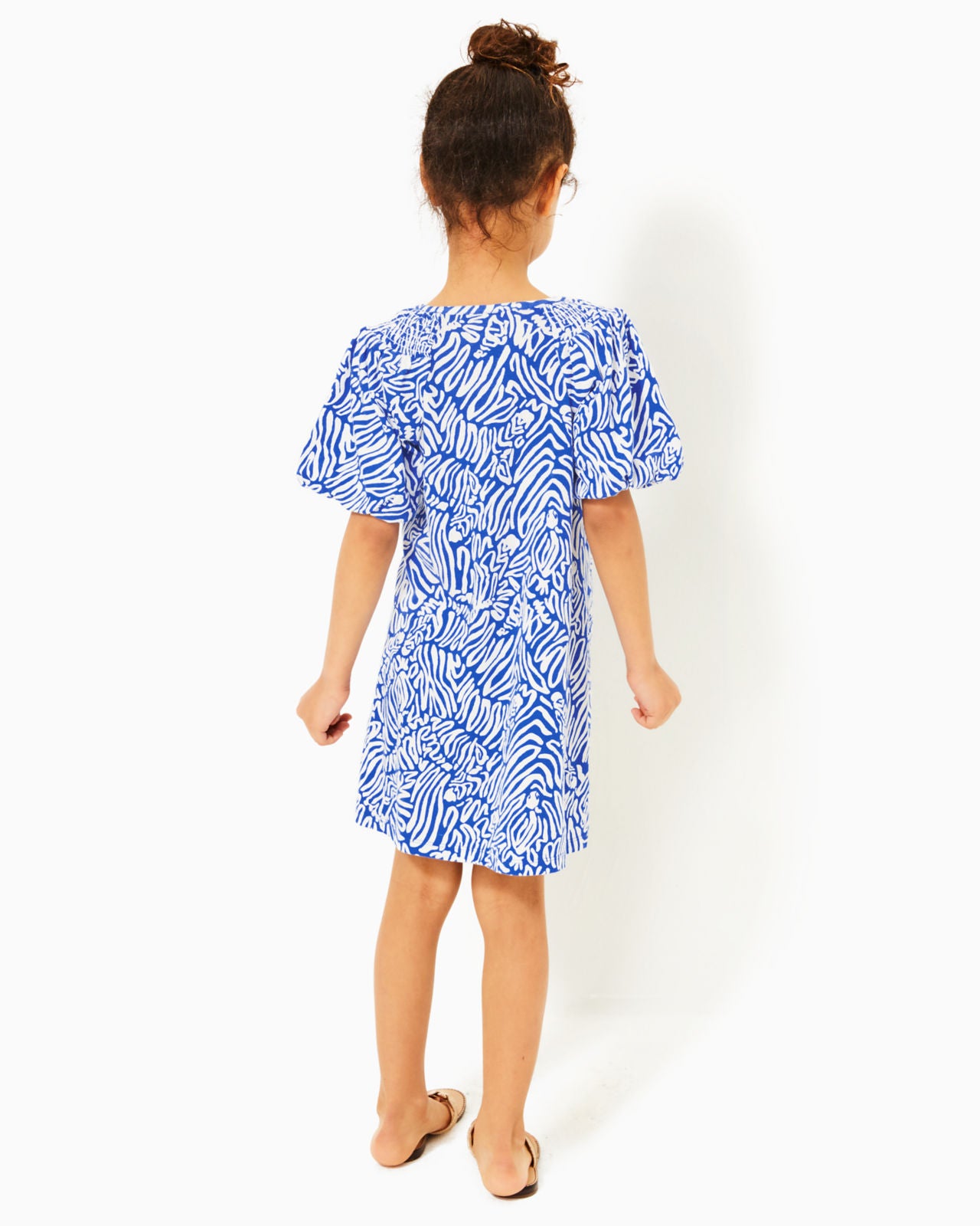 Mini Rosen Dress In Martinique Blue Zee Bebe