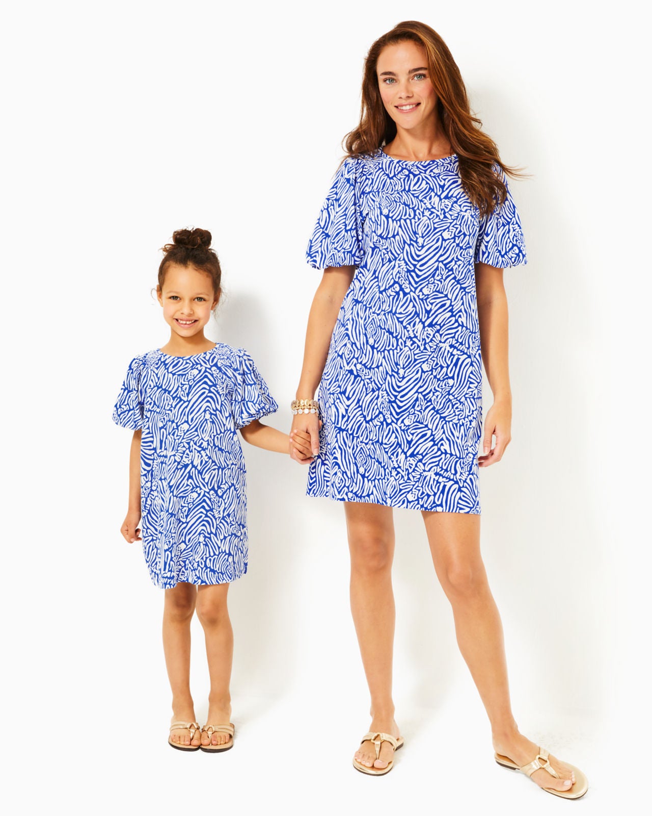 Mini Rosen Dress In Martinique Blue Zee Bebe