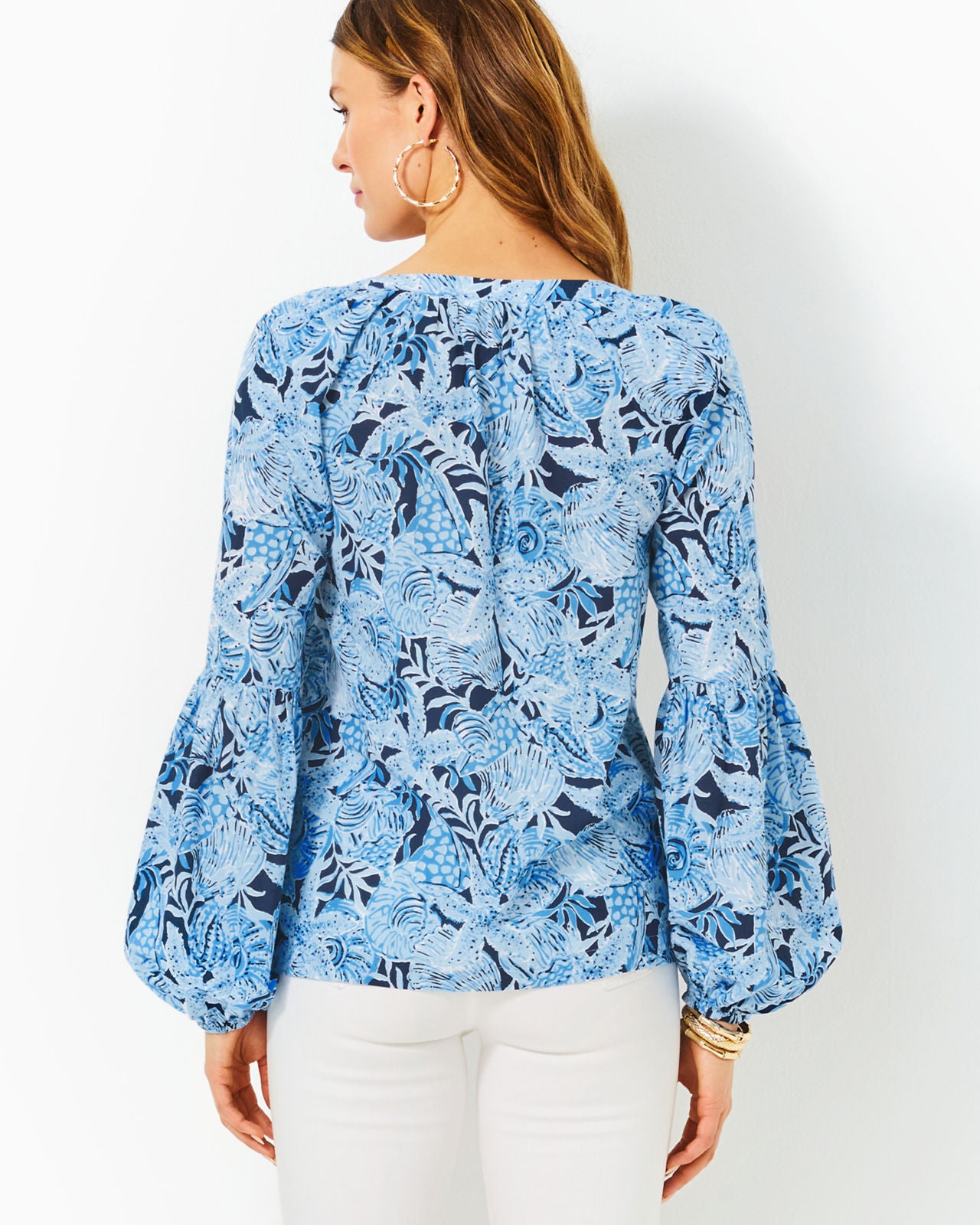 Sullivan Top In Bonaire Blue Coastal Constellation