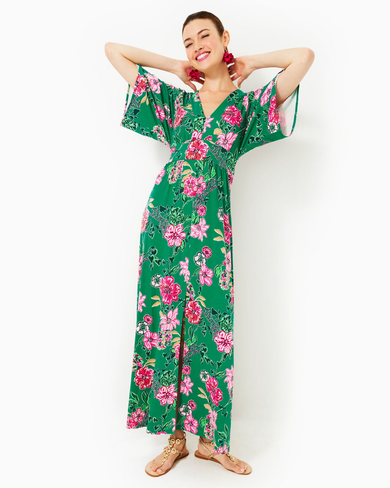 Roselle Maxi Dress In Multi Safari Sanctuary