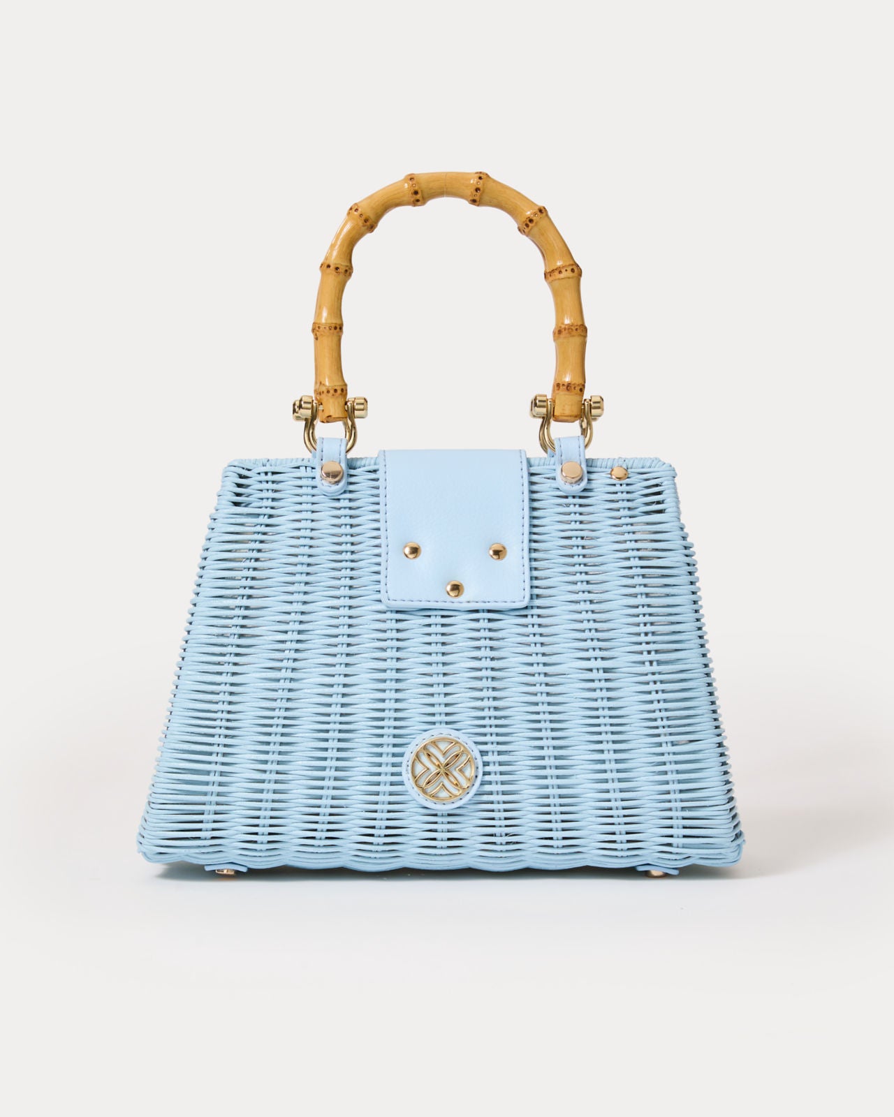 Leena Top Handle Bag In Bluette