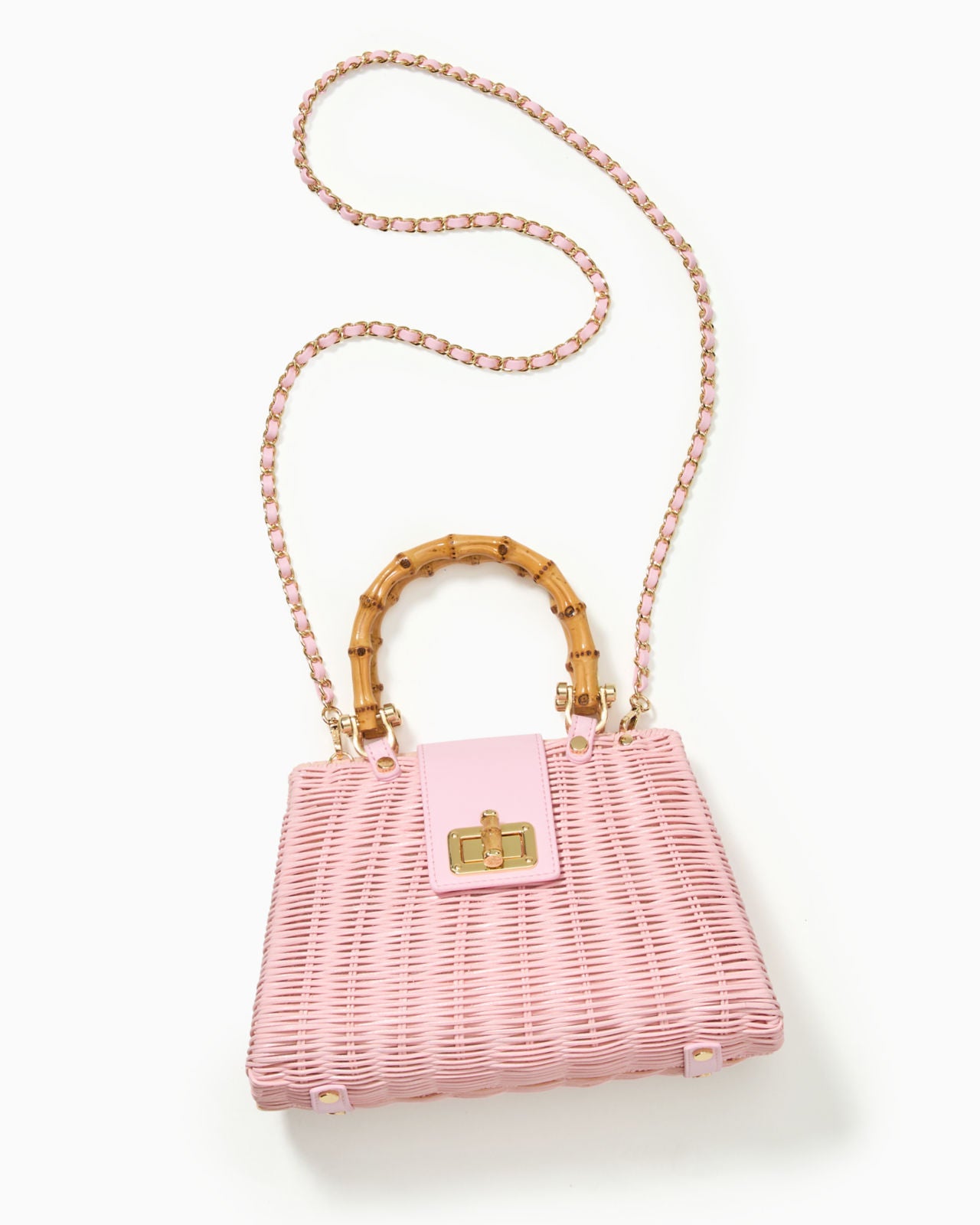 Leena Top Handle Bag in Pink Muse