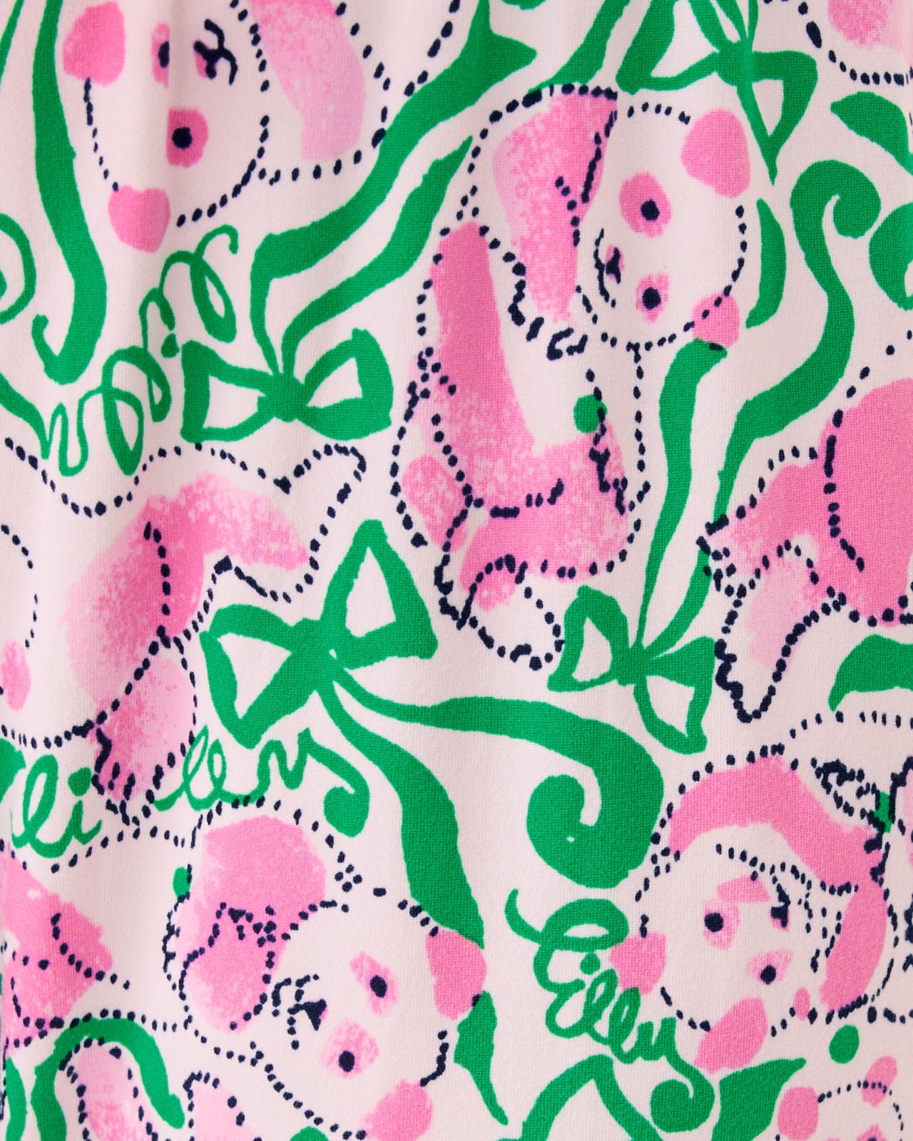 Jeffers PJ Pant In Pink Quartz Panda N Bows