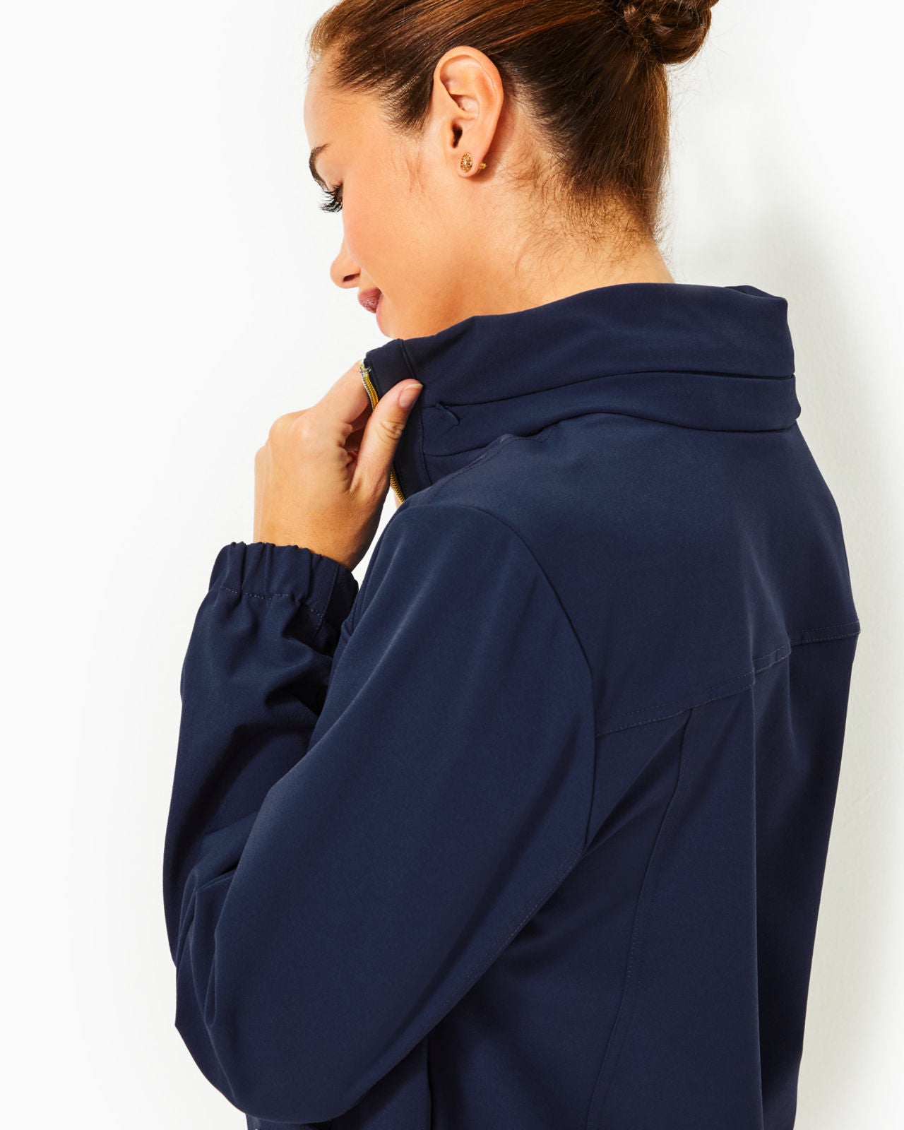 Zaylee Performance Jacket In Low Tide Navy