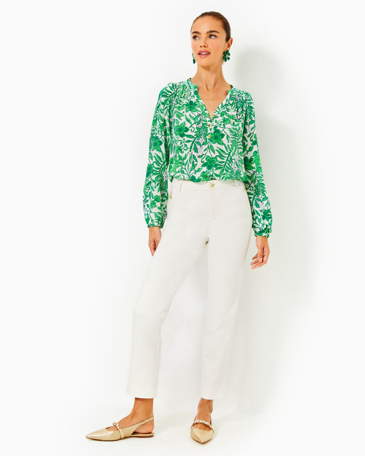 Ana High Rise Pant In Coconut