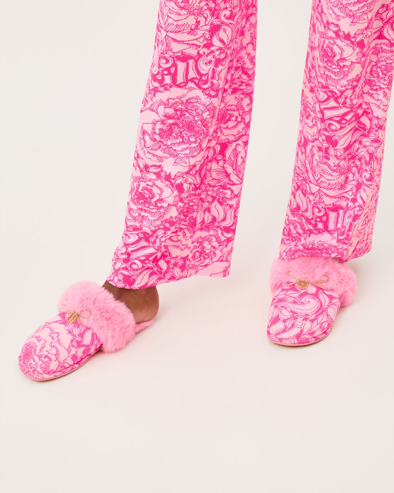 Harte Bow Slipper In A Rose By Any Other Name