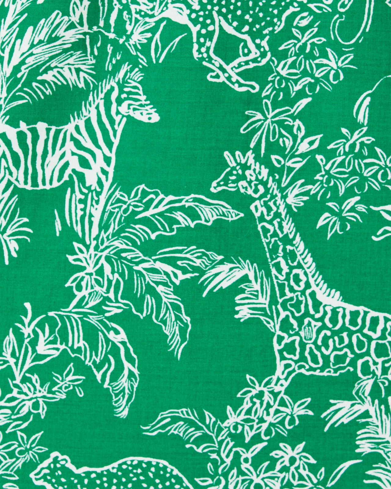 Kentlee Dress In Fiddle Leaf Green Safari Party Engineered