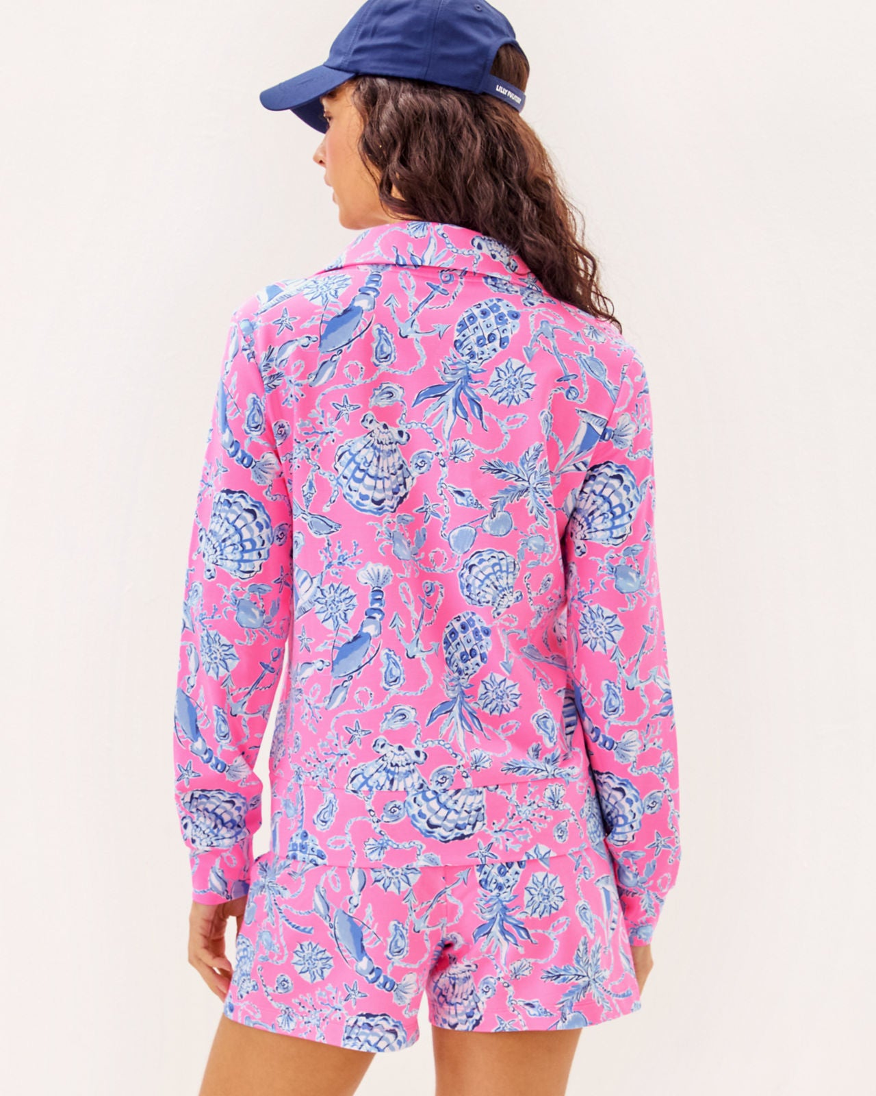 Eleni UPF 50+ Pullover In Rousseau Pink Barefoot Beachcombers