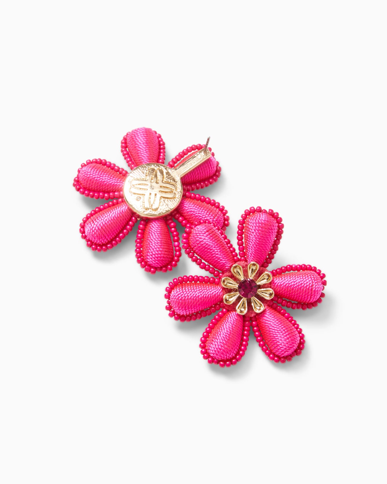 Petal Earrings In Passion Fruit Pink