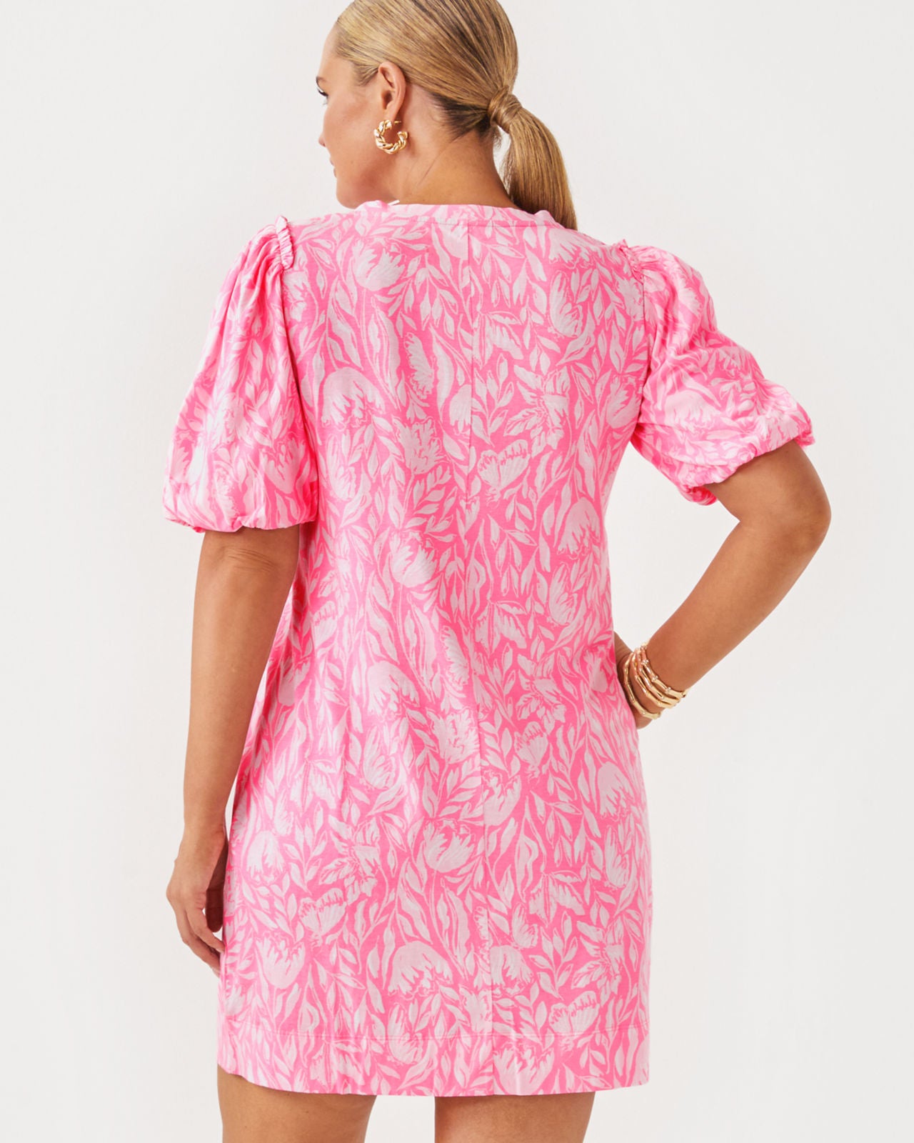 Mercer Dress in Rousseau Pink Tulip To Tango