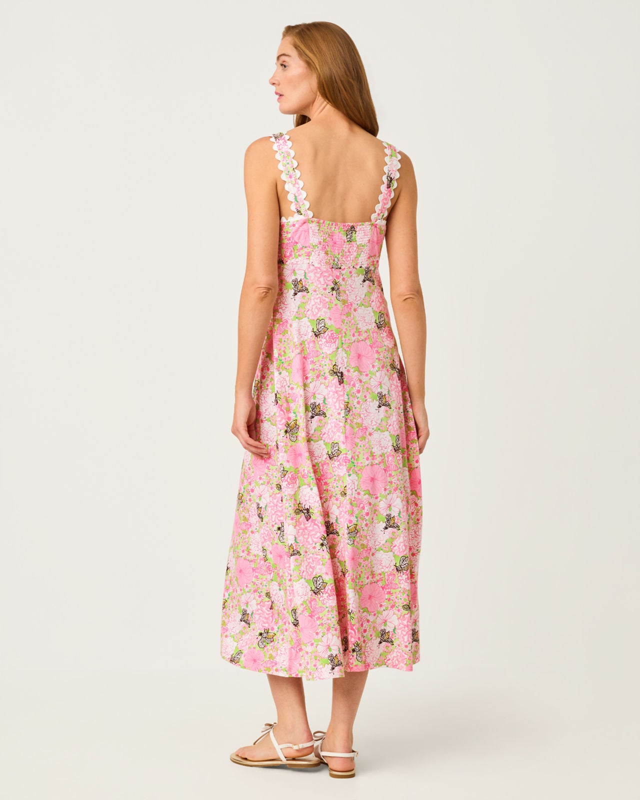 Dwyer Midi Dress In Bees Knees