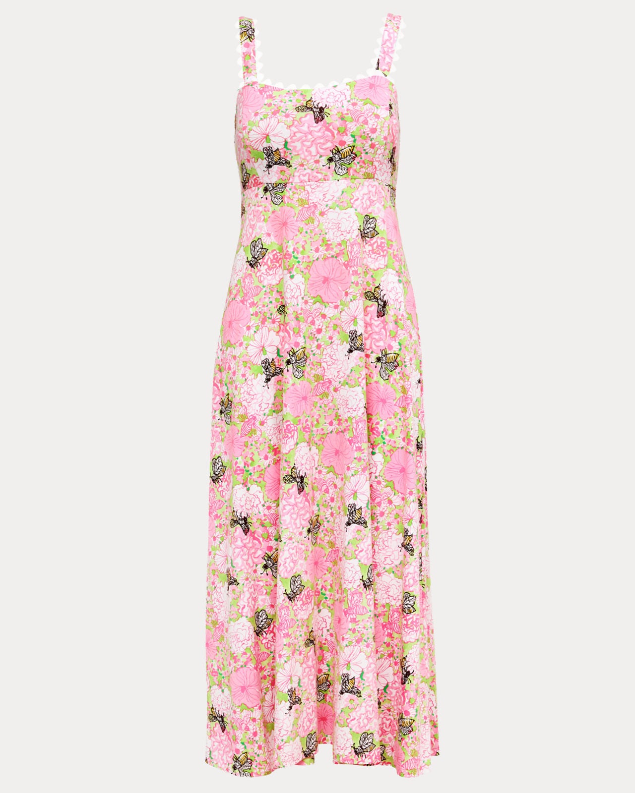 Dwyer Midi Dress In Bees Knees