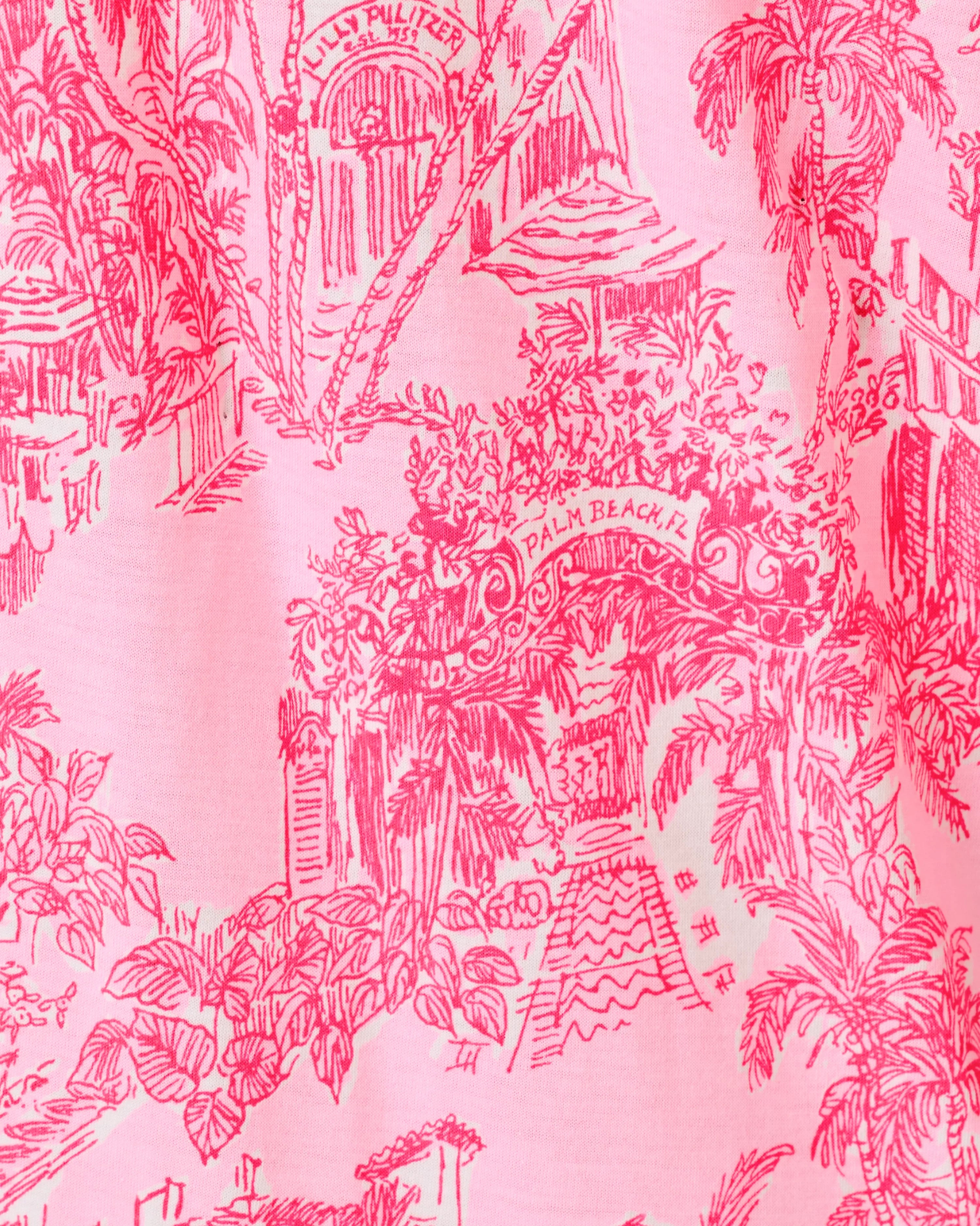 Bingley Dress In Conch Shell Pink Palm Beach Destination