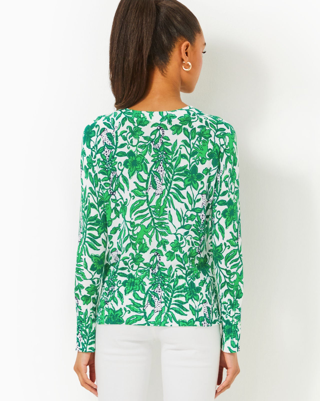 Salima Sweater In Fiddle Leaf Green Lil Escape Plan