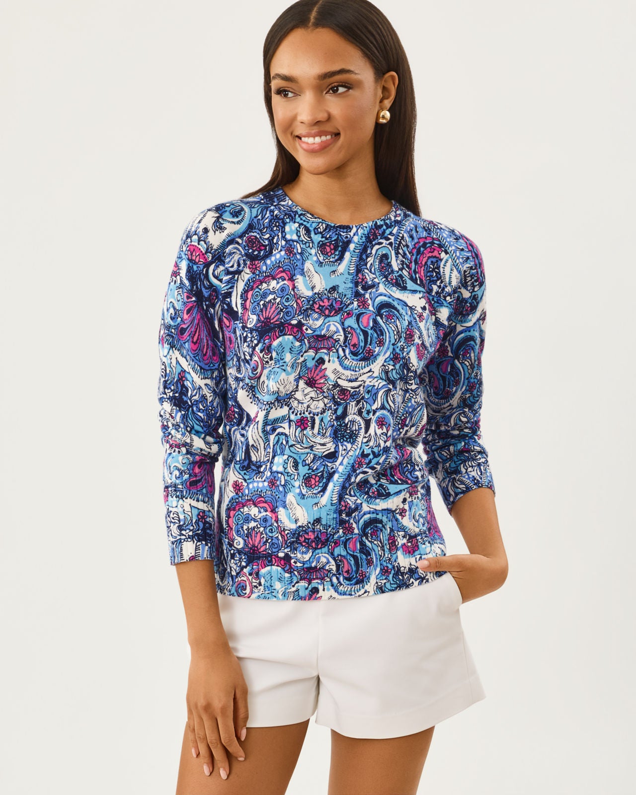 Salima Sweater In Paisley Parade Sweater