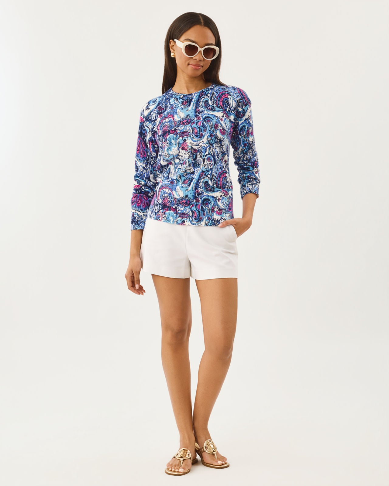 Salima Sweater In Paisley Parade Sweater
