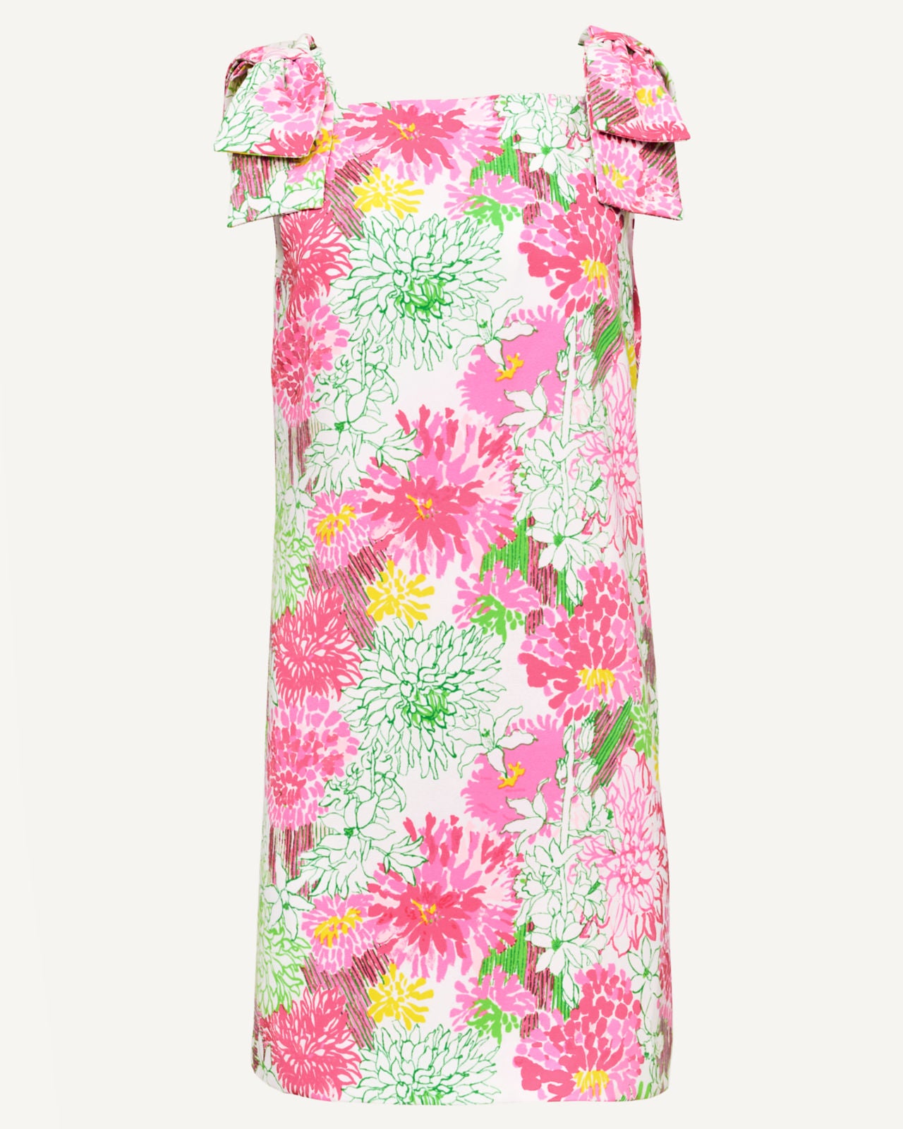 Carmine Shift Dress In Mum Patch