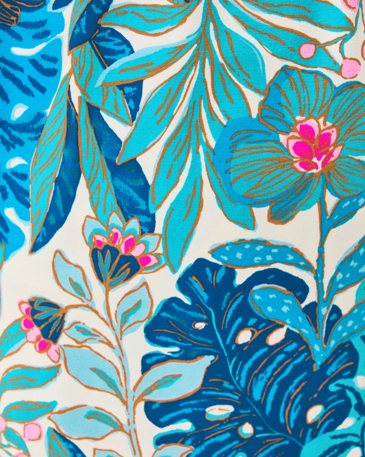 Wexlee Skirted Romper In Breezy Aqua Best Fronds Forever