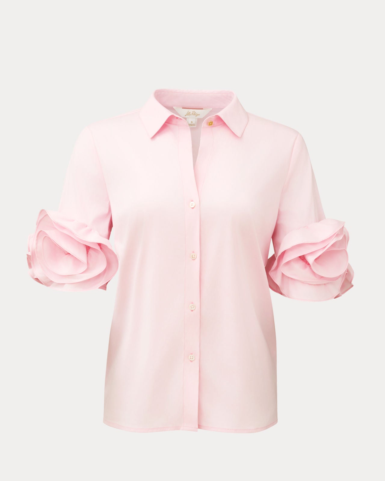 The Flower Lilly Shirt In Pink Muse