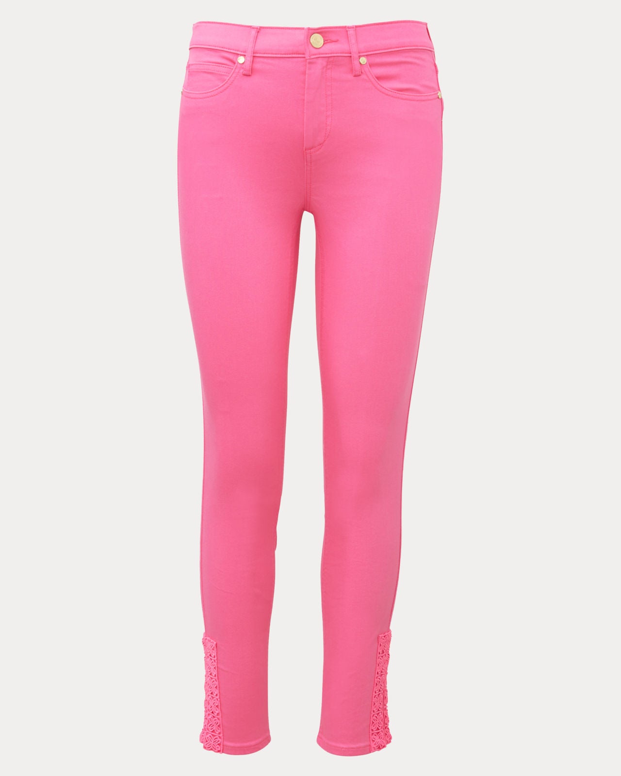 South Ocean High Rise Skinny Pant In Cherry Blossom Pink