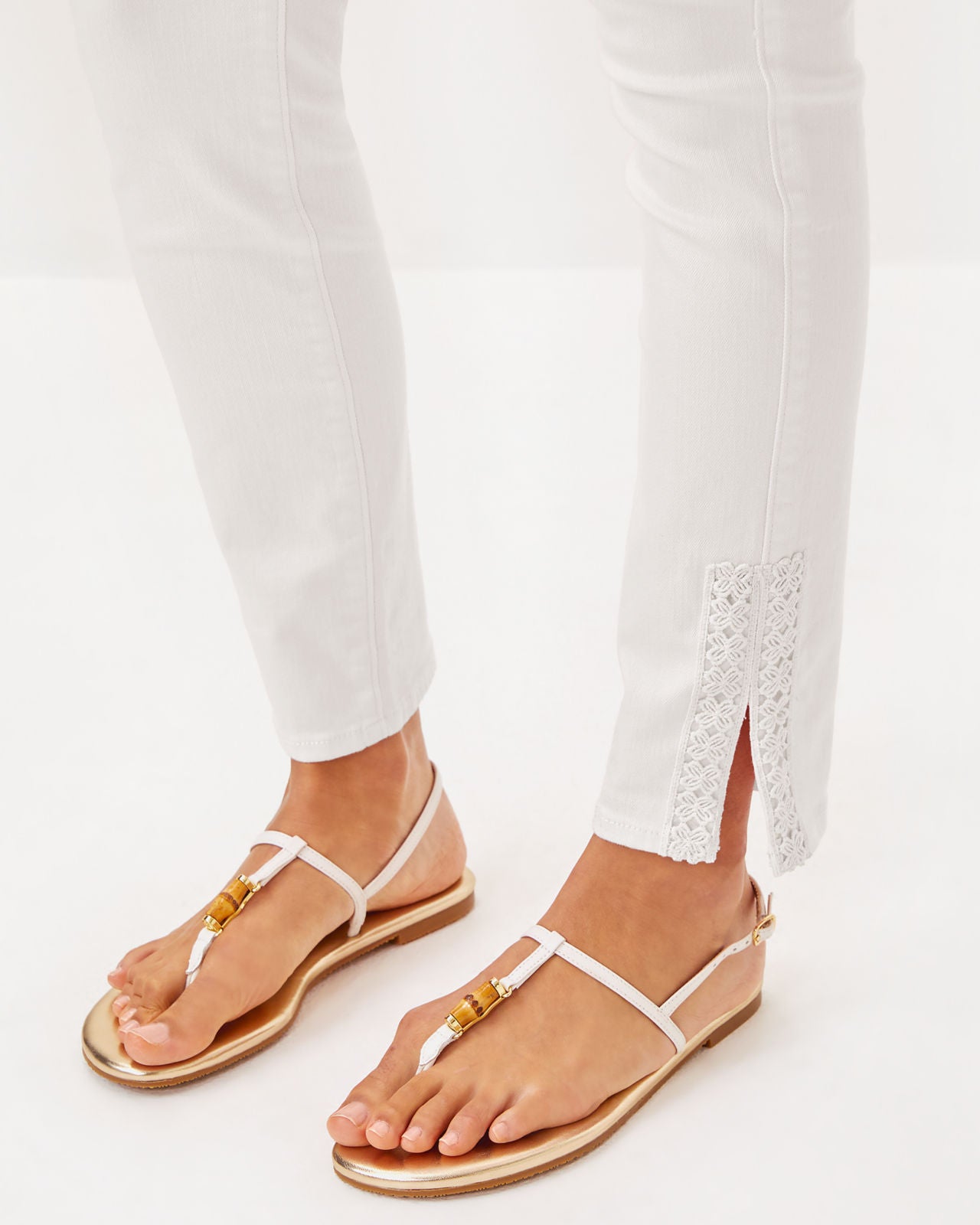 South Ocean High Rise Skinny Jeans in Resort White