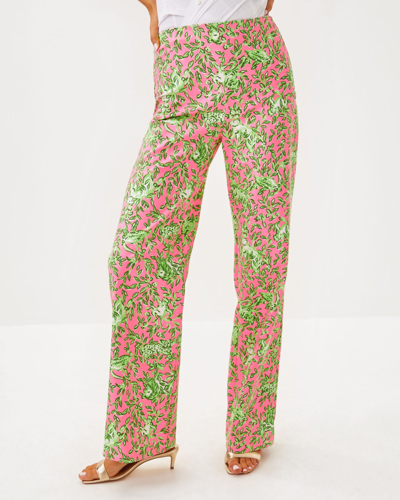 Ellamarie Stretch Pant in Rousseau Pink Mane Character Energy