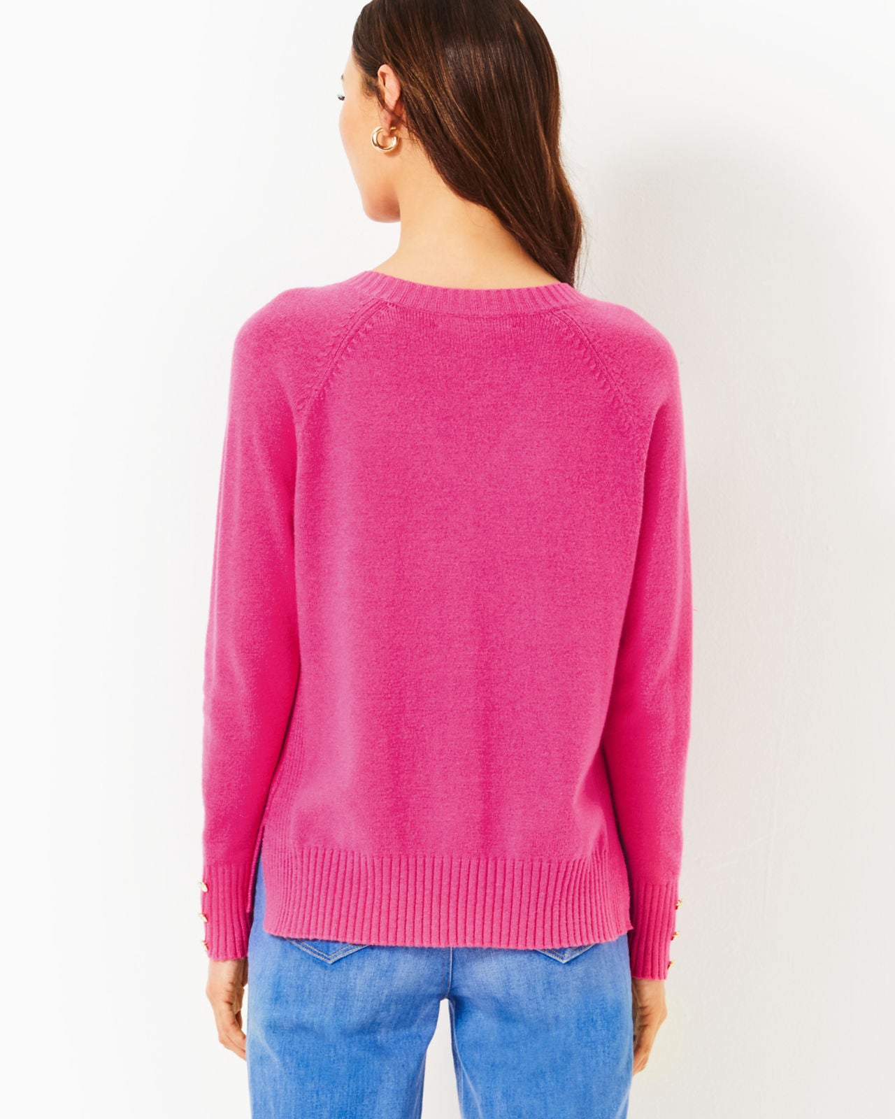 Kaycee Sweater In Passion Fruit Pink