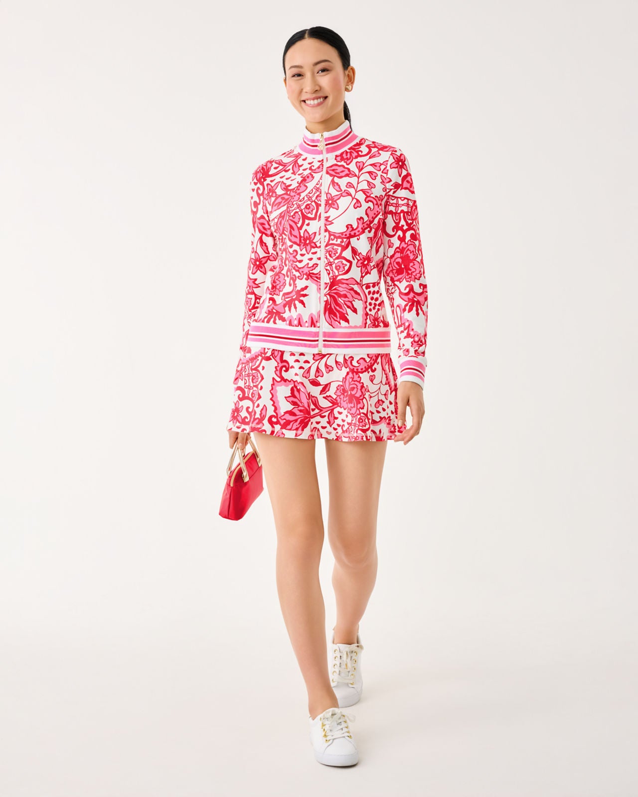 Regate Jacket UPF 50+ In Coconut Spicy Socialite