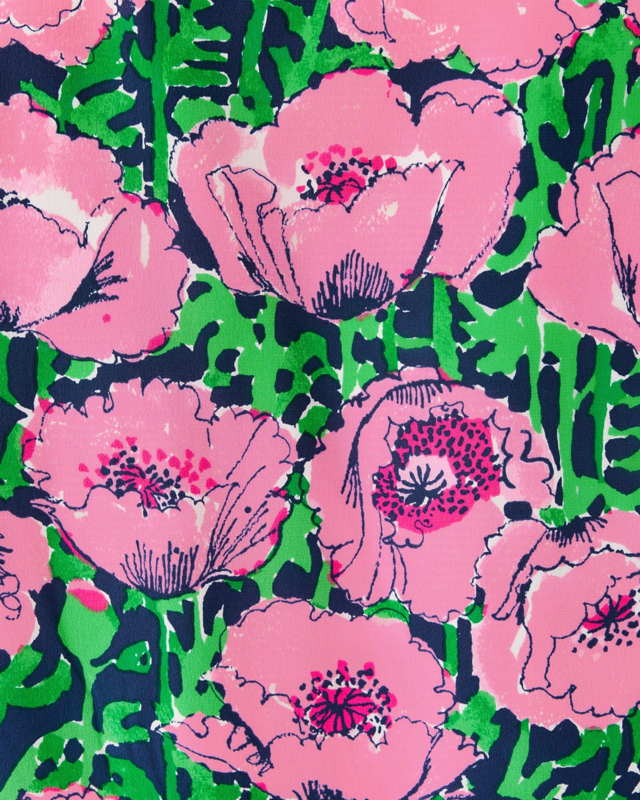 Evaline Silk Dress In Low Tide Navy Florrie