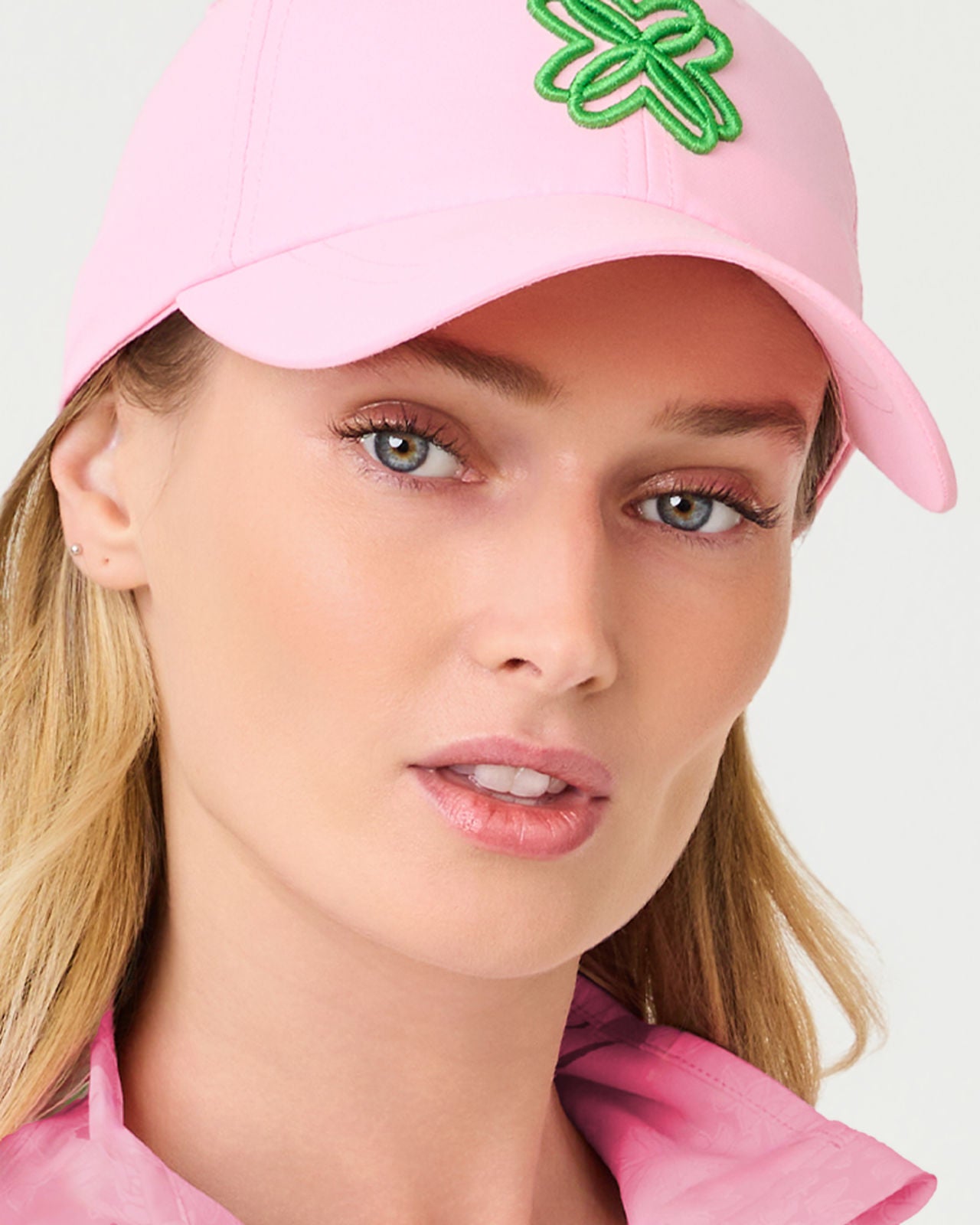 Logo Run Around Hat in Conch Shell Pink