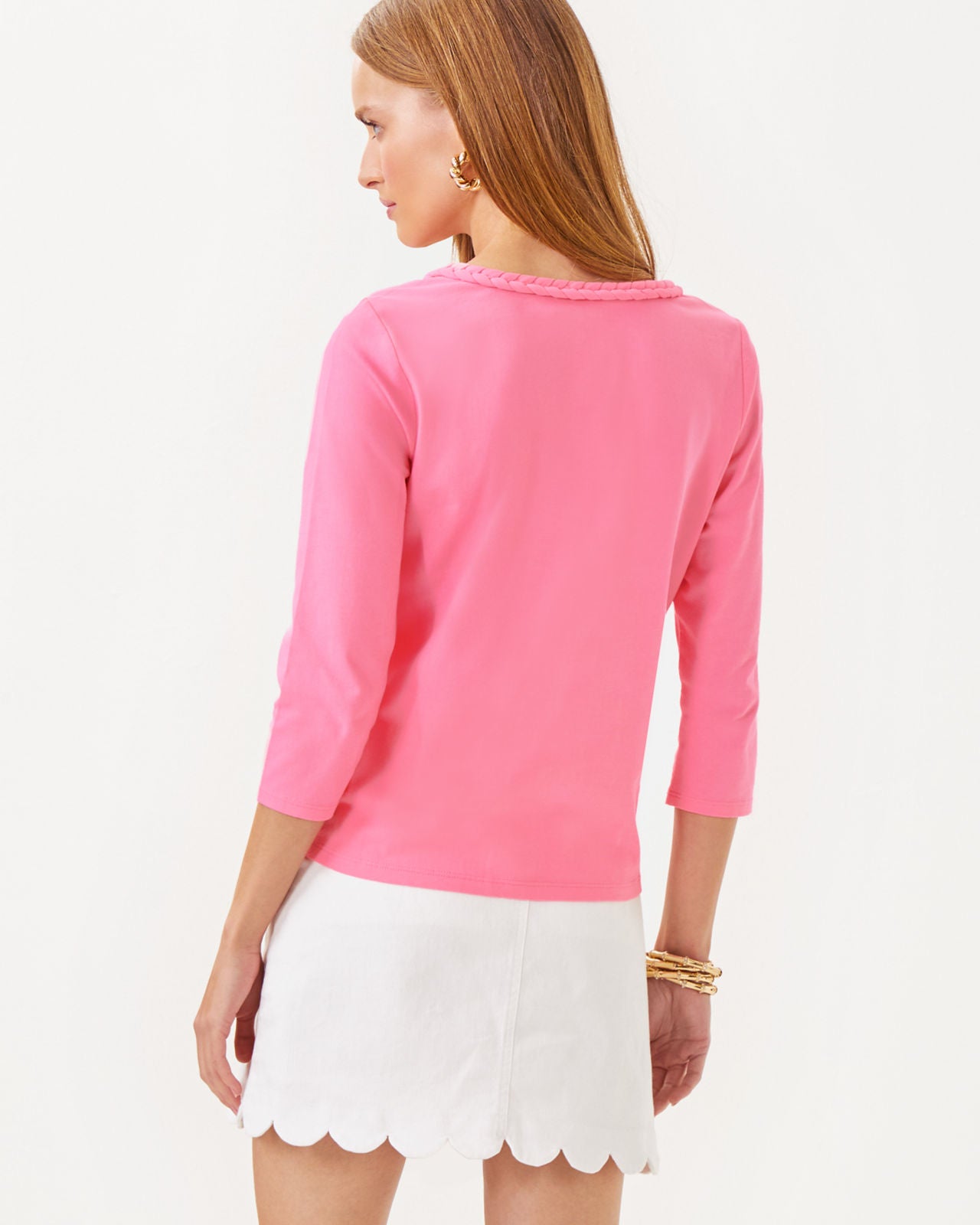 Paulson Knit Top in Rousseau Pink