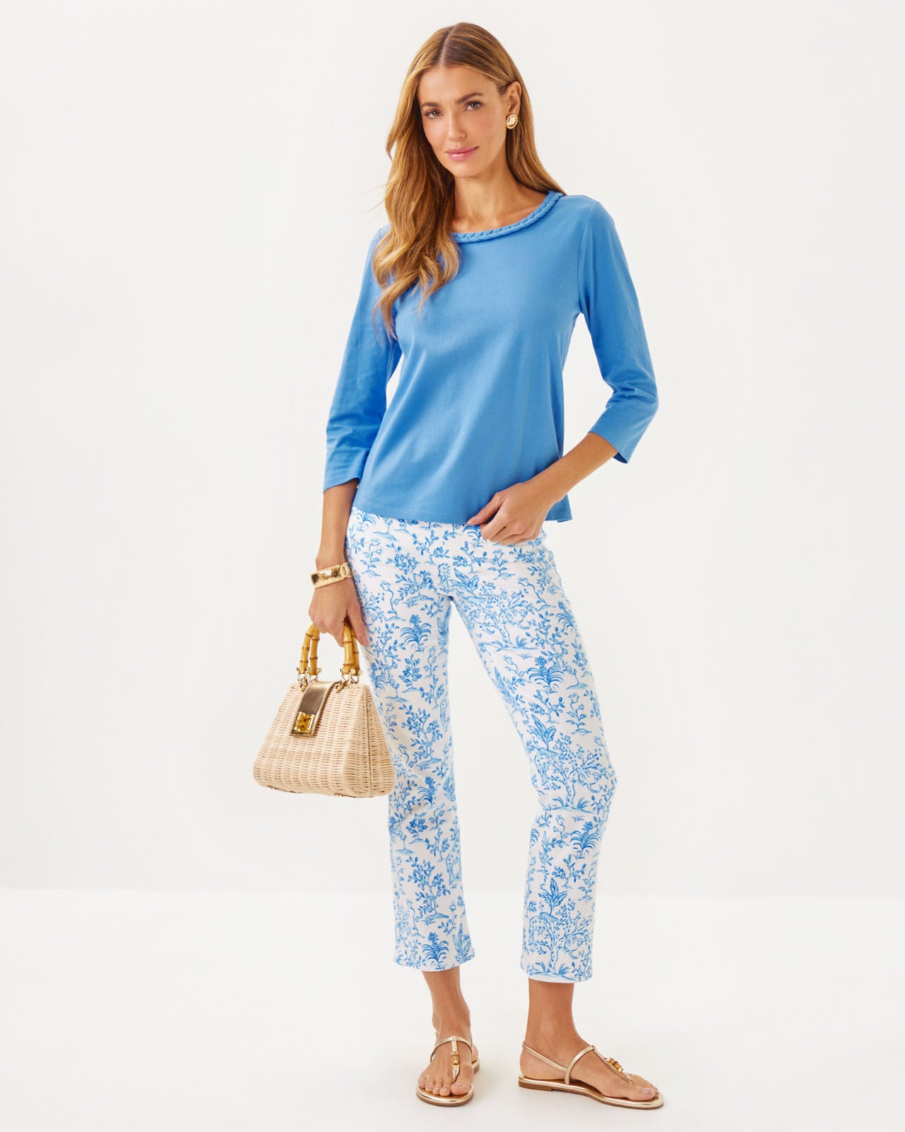 Paulson Knit Top in Sunwashed Blue