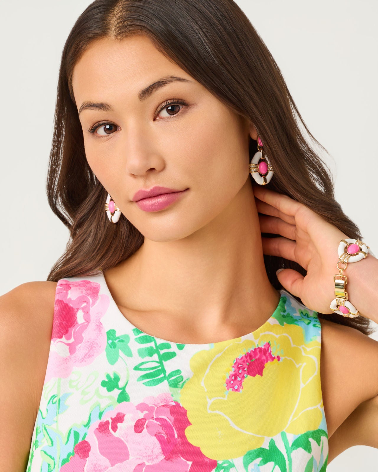 Melodie Maxi Dress In Multi Poppy Party